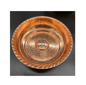 Cuenco antiguo de pedicura para spa de metal de cobre con aspecto de diseñador clásico, producto moderno de lujo, superventas, novedad - Product Image 3