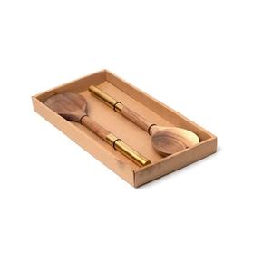 Servidores de ensaladas de madera, cuchara, tenedor, cuchillo de cena, cubiertos de madera de alta calidad, producto más reciente de alta calidad, gran oferta - Product Image 3