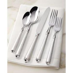 Classic Stainless Steel Flatware <b>Set</b> with Polished Edges and Durable Construction for Modern and Traditional Kitchens - Product Image 3