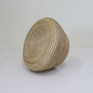 ตะกร้าเก็บของทรงกลมจากหญ้าทะเล ดีไซน์หรูหรา เป็นมิตรกับสิ่งแวดล้อม พร้อมฟังก์ชั่นหลากหลายสำหรับการใช้งานที่หลากหลาย - Product Image 5
