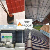 Material para techos ligero: Tejas duraderas de PVC ASA con aislamiento térmico y acústico para uso industrial y residencial