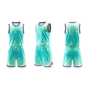 Ensemble d'uniformes de basket-ball réversibles personnalisables Uniforme de vêtements de sport d'été respirant avec motif personnalisé - Product Image 3