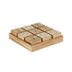 Wooden Tic Tac Toe and <b>Solitaire</b> <b>Board</b> <b>Game</b>, Traditional Challenging <b>Board</b> <b>Game</b> for Kids and Adults/Thanks Giving Day /Christmas - Product Image 2