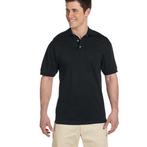 Navy Blue Bulk 100% Cotton Polo Shirts - T-Shirt <b>FLASH</b> POWERDRY POLO SHIRT MALE MACBLUE - Product Image 4