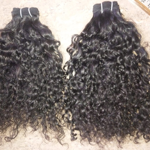 ผมต่อจากผมมนุษย์ธรรมชาติหยักศกแบบอินเดียพร้อมสีผมธรรมชาติ - Product Image 5