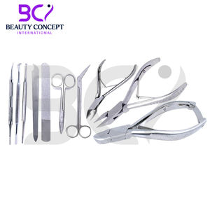 Coupe-ongles en acier inoxydable, 5 pièces, coupe-ongles professionnels robustes, ouverture large, lame incurvée pour ongles épais - Product Image 2