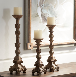 Soporte de pilar de madera hecho a mano y portavelas para decoración del hogar, bodas y fiestas, venta al por mayor directa de fábrica - Product Image 3