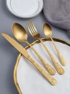 Classique cuillère fourchette couteau en acier inoxydable vaisselle accessoires de cuisine fournitures de Restaurant les plus vendues - Product Image 3