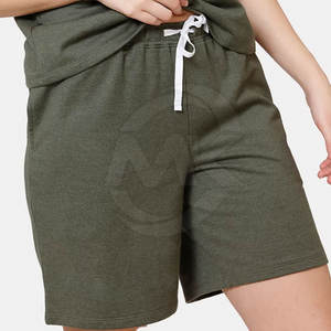 Vêtements décontractés de dernière génération ensemble de shorts pour femmes ensemble de shorts légers pour femmes ensemble de shorts de couleur unie - Product Image 6