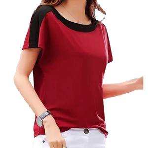 Etiqueta privada personalizar logotipo impreso cuello redondo transpirable mujeres Camisetas Personalizadas Impresión camiseta en blanco - Product Image 5