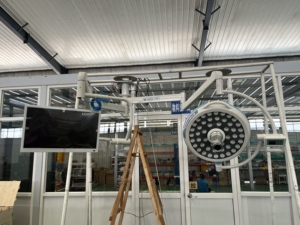 โคมไฟผ่าตัดสัตว์แบบติด<span class=keywords><strong>เพดาน</strong></span> LED ปรับโฟกัสได้ สำหรับห้องผ่าตัดสัตว์ - Product Image 5