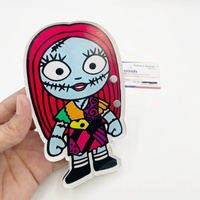 Alat Ekstensi Bulu Mata Akrilik Bentuk Hati Magnetik Halloween yang Dapat Disesuaikan, Tahan Lama, Dapat Digunakan Kembali, dengan Logo Pribadi