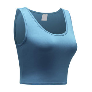 Camiseta sin mangas de entrenamiento para mujer con estampado 3D sublimado de alta calidad, camiseta de malla sin espalda para deporte, Yoga, gimnasio - Product Image 2