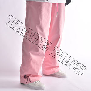 Offre Spéciale Pantalon de ski bavoir extérieur professionnel pour hommes Pantalon baggy de snowboard respirant et imperméable avec fermeture à glissière coupe-vent - Product Image 5