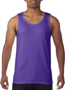 Custom Logo 100% Cotton O-Neck <b>Tank</b> Top for Men Muscle Fit Solid Pattern Breathable Heat-Transfer Printed Workout Sportswear - Product Image 4