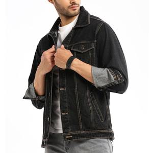 Chaqueta Vaquera de Lona de Diseño Personalizado para Hombre al Mejor Precio, Chaqueta Vaquera Transpirable Antibacteriana de Invierno para Hombre - Product Image 5