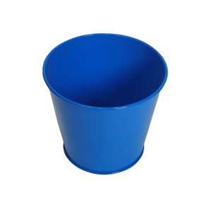 Garden <b>planter</b> pot Galvanized Candy Magenta Coated Pale with Falling Handle Pot for Indoor Outdoor Decoration Momentous <b>Gift</b> - Product Image 2