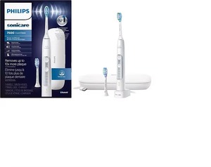 Philips Sonicare แปรงสีฟันไฟฟ้าแบบชาร์จไฟได้สีขาว7500 HX9690/06-การกำจัดคราบจุลินทรีย์ขั้นสูง - Product Image 1