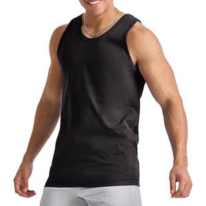 Lot de débardeurs, débardeurs en coton de poids moyen, chemises sans manches, vêtements de sport, veste de compression musculaire, débardeur pour la musculation - Product Image 2