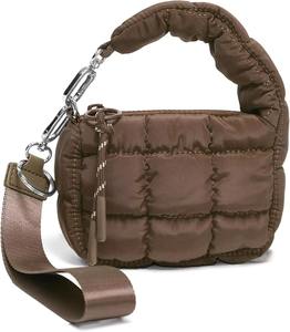 2025 nuevo diseño encanto lápiz labial monedero causal encanto para regalo puffer bolso ligero pequeño cosas bolsa zip mujeres pulseras - Product Image 6