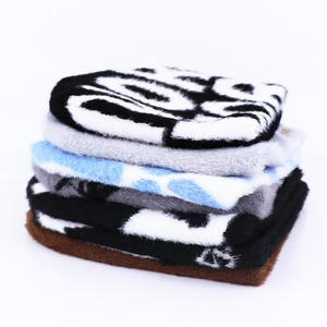 Quality Custom Embroidery <b>Winter</b> Beanie <b>Hat</b> Cap Furry Knitted Jacquard Cuffless Mohair Material Fashionable Casual Style - Product Image 4