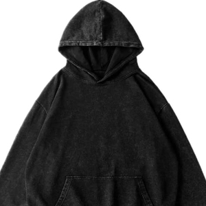 Sweat à capuche zippé imprimé DTG 100% coton personnalisé Vintage en détresse poids lourd lavé à l'acide strass Y2K sweat à capuche zippé en éponge française - Product Image 6