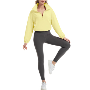 Sudadera de Mujer con Cierre de Cremallera, Color Bonito, Jersey de Manga Larga, Informal, para Otoño/Invierno, Colores Personalizados en la Parte Delantera, Forro Polar de Secado Rápido - Product Image 6