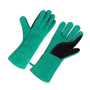 Gants de soudage en cuir pleine fleur durables en stock Gants en cuir industriel pour conducteur de construction EN STOCK EN VENTE - Product Image 2