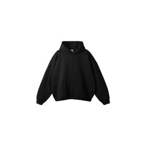 Sweat à capuche de couleur unie filles garçons portent des sweats à capuche en laine poids lourd poche coupe ample à l'avant vente chaude sweats à capuche imprimé uni - Product Image 5