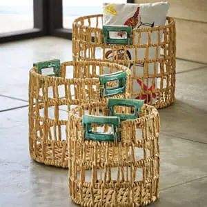 ตะกร้าหวายสานด้วยมือสำหรับปลูกต้นไม้ในร่มของตกแต่งบ้าน - Product Image 5