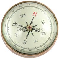 Boussole en laiton avec logo personnalisé, artisanat en métal antique, articles nautiques, boussole ronde de luxe pour cadeaux de décoration intérieure