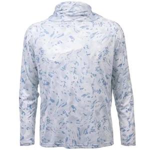 UPF50 + chemises à manches longues en polyester respirant et évacuant la transpiration pour hommes chemises de pêche en maillot de sublimation avec capuche - Product Image 5