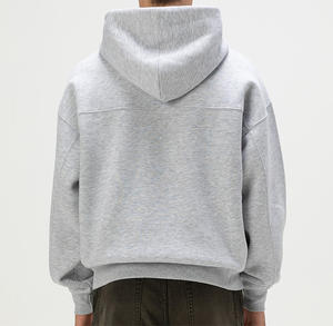 Sudadera con Capucha de Felpa Gruesa de Alta Calidad, 360 Gramos, Mezcla de Algodón, Talla Grande, Transpirable, para Hombre, Forrada para Invierno - Product Image 4