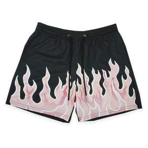 Short en maille de basket-ball sublimé unisexe pour hommes et femmes avec poches latérales zippées Short de sport de gym personnalisé en maille - Product Image 6