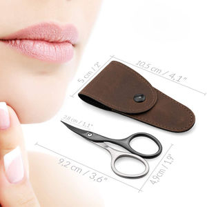 Tijeras de Uñas de Acero Inoxidable de Alta Calidad al por Mayor, Diseño Simple, Curvas y Cuadradas, Resistentes al Óxido, Reutilizables para Cutículas - Product Image 3