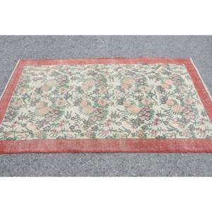 พรมหญ้าทะเลสไตล์วินเทจสีแดงสีเบจคลาสสิกขนาด37x67ฟุตขนสัตว์จากหญ้าทะเลขนาดใหญ่ขนาด10มม. เป็นรูปสี่เหลี่ยมผืนผ้าพรมห้องห้องโถง - Product Image 3