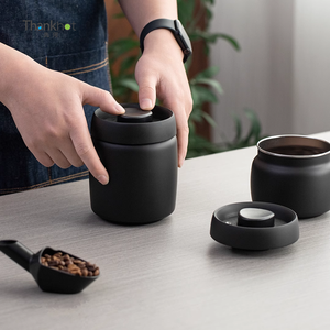 Conteneur alimentaire sous vide en acier inoxydable d'inspiration allemande Vacare, couvercle hermétique moderne, personnalisable, breveté - Product Image 4