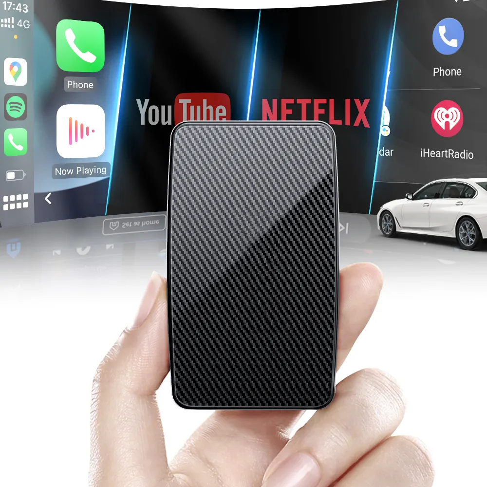 Ottocast Wholesale Customize wire to wireless Carplay Netflix Youtube Media Car Android Auto AI Box Magic Box universal Carplay