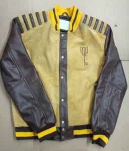 New Production <b>Men</b> Genuine Sheep Leather Fashion Jacket New Arrival Winter Product with Genuine <b>Sheepskin</b> <b>Men</b> Leather Jacket - Product Image 3