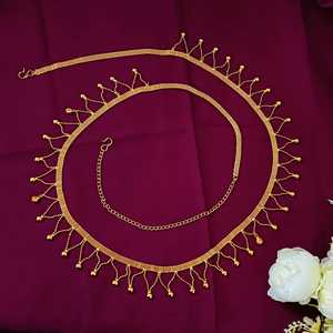 Grossiste indien de bijoux ceinture gravée ventre chaîne de taille mariage Kamarbandh gland balancent bijoux de corps pour femmes - Product Image 2