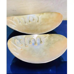 Dernier modèle de saladier en métal de haute qualité Saladier de meilleure qualité avec ensemble de serveur à bas prix ensembles d'assiettes vaisselle - Product Image 5