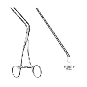 LELAND JONES Pince vasculaire périphérique atraumatique Chirurgical Non-écrasement Poignée en acier inoxydable Contrôle Médic Instruments - Product Image 1