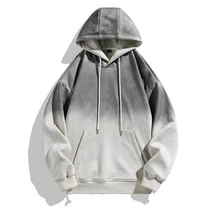 Nueva venta al por mayor de moda personalizada de alta calidad Tie Dye de gran tamaño Sun Faded Hoodie Distressed Fleece Pullover Tie Dye Hoodie para hombres - Product Image 1