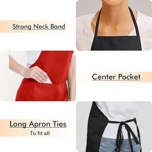 Juego combinado de delantal de cocina de algodón de alta calidad para barbacoa, hornear, asar, exportar desde la India - Product Image 2