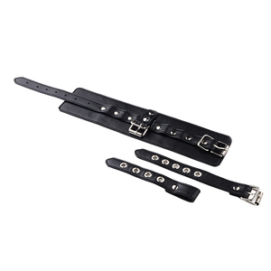 Barre d'écartement robuste en PU YW avec attaches pour mains et pieds, menottes de contention intégrale, longueur réglable, verrouillable, pour <span class=keywords><strong>bondage</strong></span> - Product Image 6