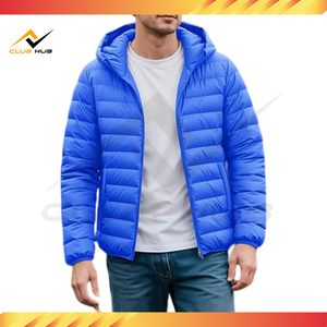 Chaqueta acolchada ligera al por mayor de alta calidad de último diseño con capucha fabricante de prendas de vestir exteriores resistentes al agua en Pakistán - Product Image 4