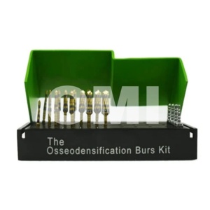 Kit de Fresas Dentales para Osteodensificación, Implantes, Verde, 17 Piezas/Juego, Acero Inoxidable de Alta Calidad, Certificado CE, Hecho en Pakistán, OMI - Product Image 4