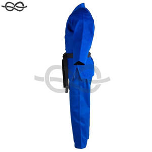 Jiu Jitsu unisex ชุดผ้าฝ้ายสูง BJJ GI ทำตามสั่งทนทานชุดฝึกศิลปะการต่อสู้แบบเรียบ - Product Image 3