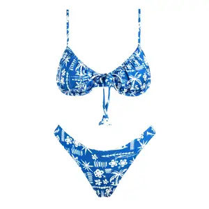 Wholesale Low Prices Bikini Set for Women Swimwear Custom Printed Design Bikinis