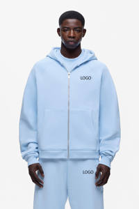 Ensemble de survêtement unisexe en coton, sweat-shirt et pantalon de jogging respirant d'hiver, imprimé sur mesure OEM, vêtements de sport, streetwear surdimensionné - Product Image 3